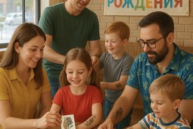 Праздник в кафешке с приятным бонусом весёлыми переводными татуировками