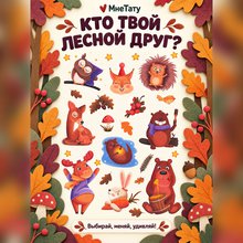 Переводная татуировка Вечер в лесу