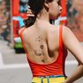 переводная татуировка тату-фичи «milky way»
