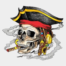 Временная татуировка Пиратский череп