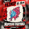 переводная татуировка морская ракушка