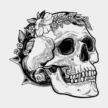 Переводная татуировка Венчание смерти
