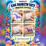 переводная татуировка морская жемчужина