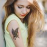 переводная тату наклейка "орел" для всех любителей олдскульных тату
